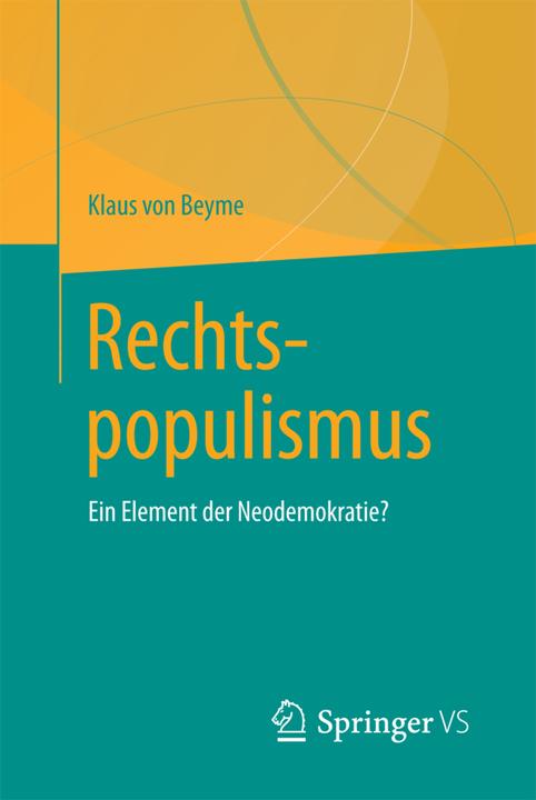 Produktbild Rechtspopulismus (Deutsch, Klaus von Beyme, 2017)