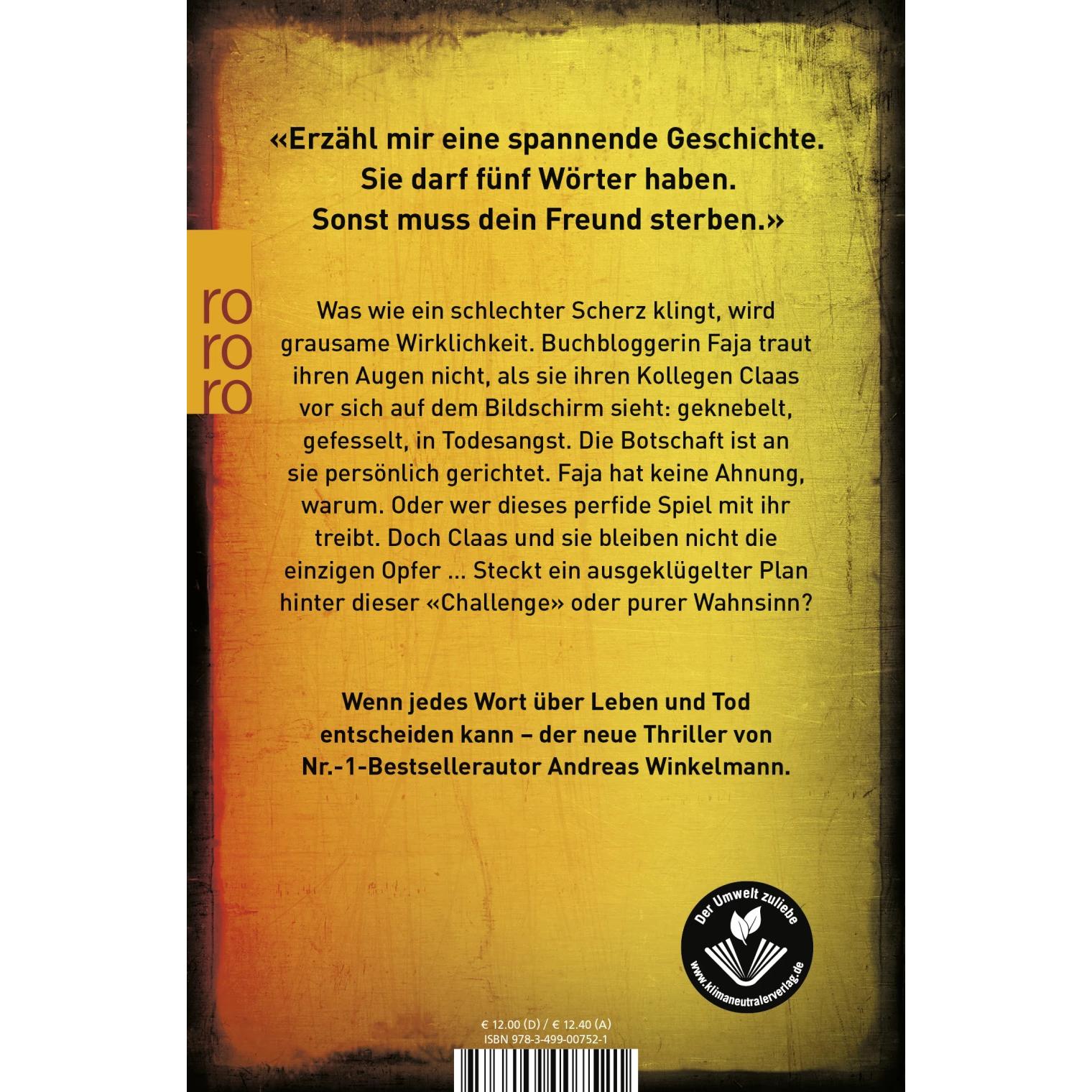 Thumbnail - Nicht ein Wort zu viel, Belletristik von Andreas Winkelmann