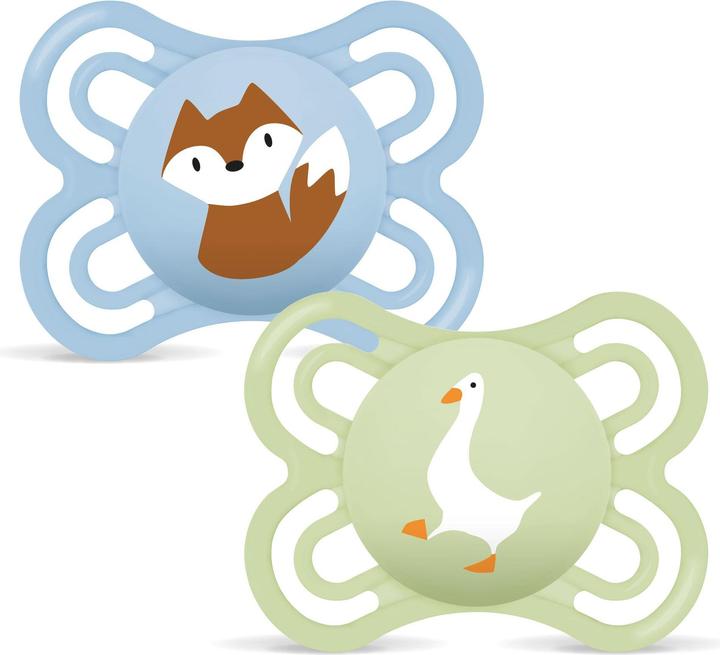 MAM Perfect Silikon 0-6M F/G 2St (2x, 0 - 6 Monate)