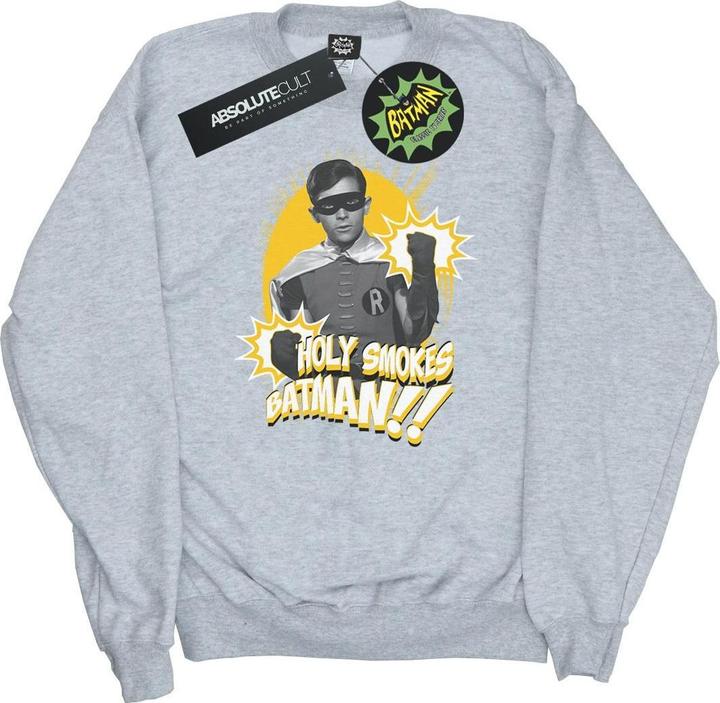 Image du produit - Sweat BATMAN TV SERIES ROBIN HOLY SMOKES - Homme (XXL)