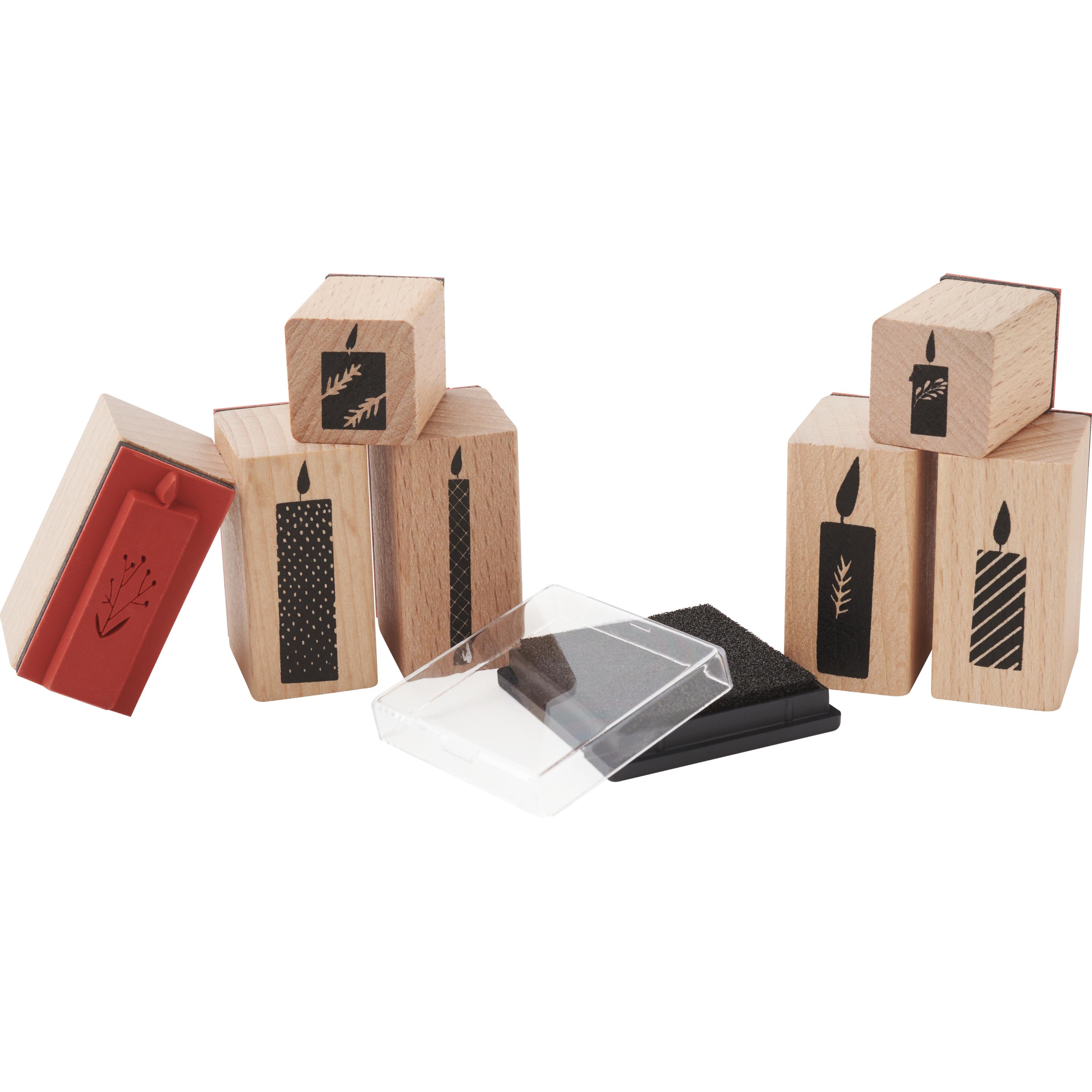 Thumbnail - Rico Design, Stempel, Stempelset "Kerzen"