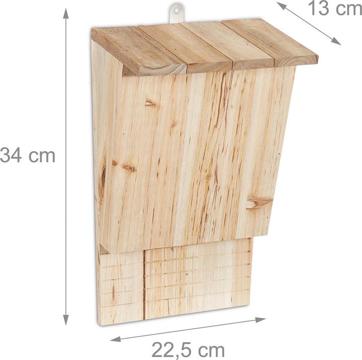 Immagine prodotto Relaxdays 4x rifugi per pipistrelli