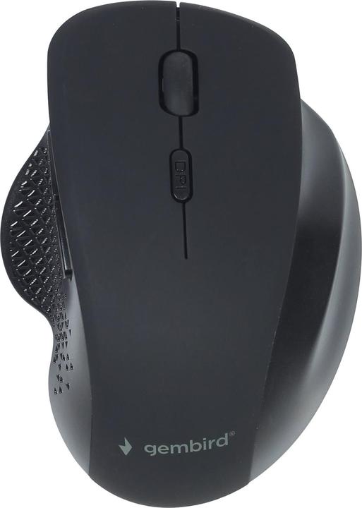 Actual product image Gembird MUSW-6B-02 6-button optical wireless mouse black (Wireless)