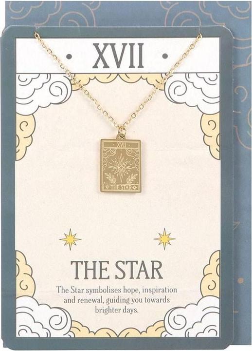 Immagine prodotto Something Different The Star Tarocco Collana e Carta (100% materiale sintetico)