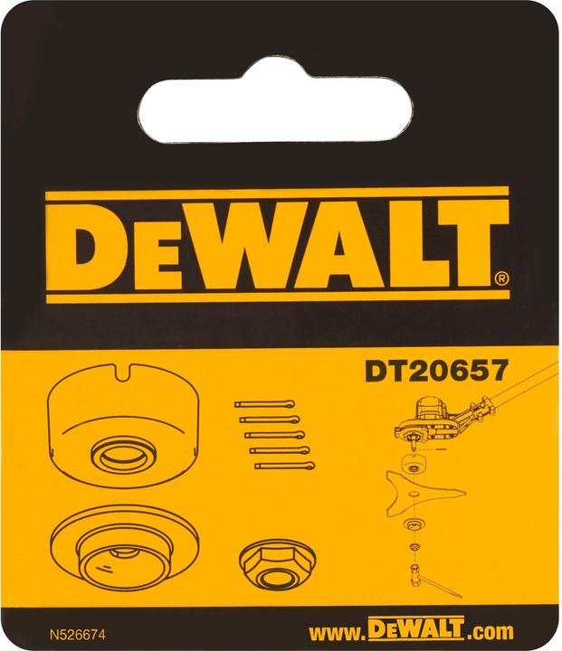 Produktbild DeWalt ErsatzMesseradapter für Akku Rasentrimmer DCM571 (Rasentrimmer, Rasenmäher Messer + Ersatzmesser Gartenmaschinen)