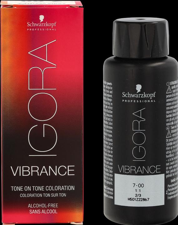 Image du produit Schwarzkopf Professional Coloration pour cheveux IGORA Vibrance NOUVEAU (7-00 Blonde moyenne extra)