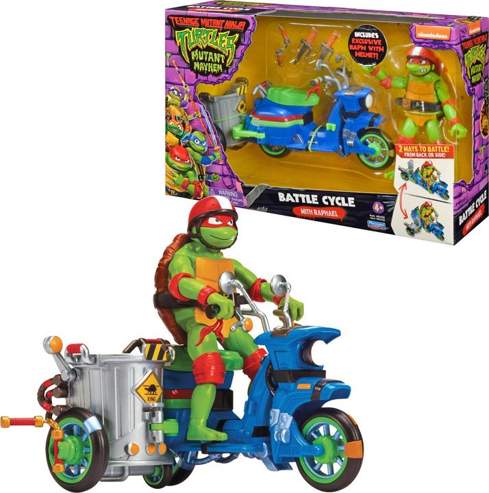 Image du produit Little Tikes Tortues Ninja - Vehicule deluxe avec figurine 12 cm - Raphael