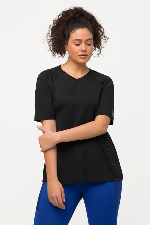 Produktbild Ulla Popken T-Shirt, UV-Schutz 50+, V-Ausschnitt, Halbarm (46, 48)