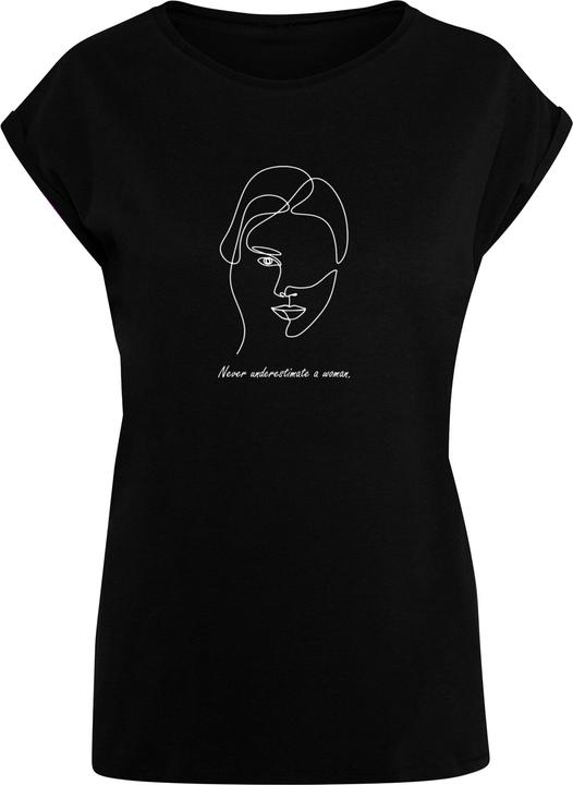 Produktbild Merchcode Ladies WD - Woman Figure Extended Shoulder Tee - 117161 (S)