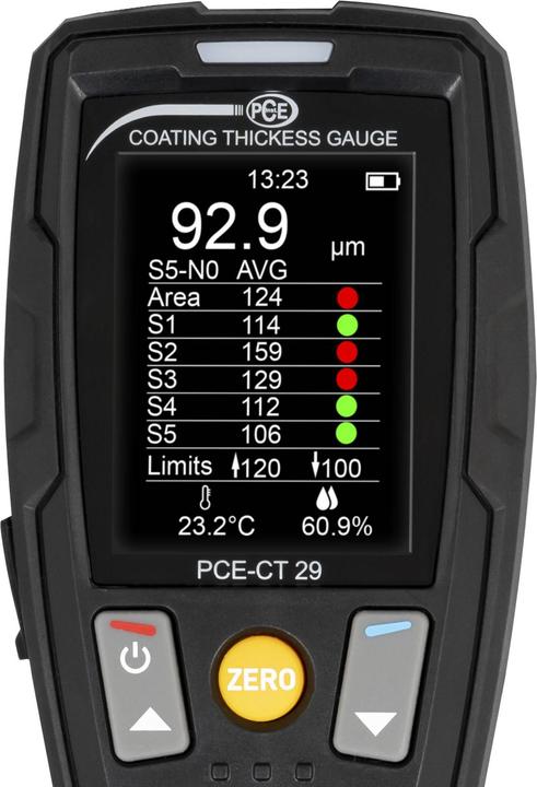 Actual product image PCE Instruments PCE-CT 29 Coating thickness gauge 0 - 2000 µm (Coating thickness gauge)