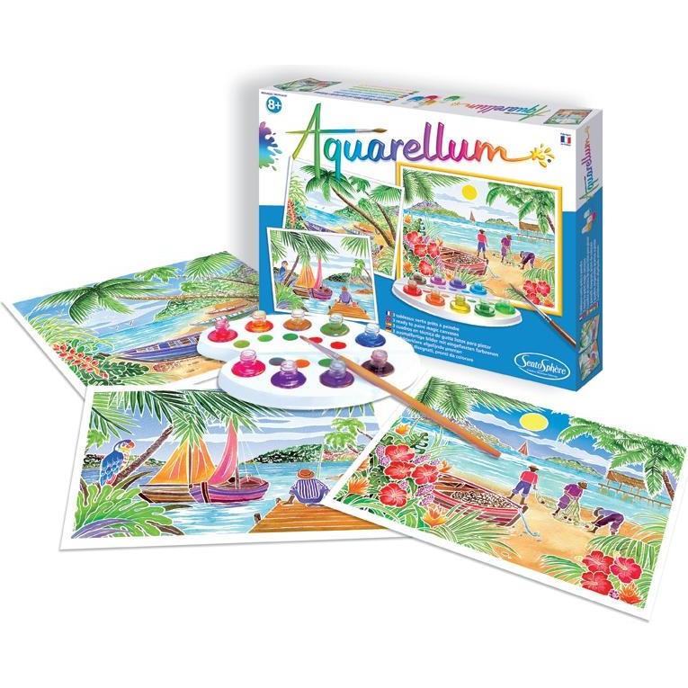 Sentosphere Aquarellum Gm 3T Paysages Tropicaux (6360)