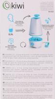 Image du produit Kiwi Humidificateur d'air à ultrasons 2.2l 8h