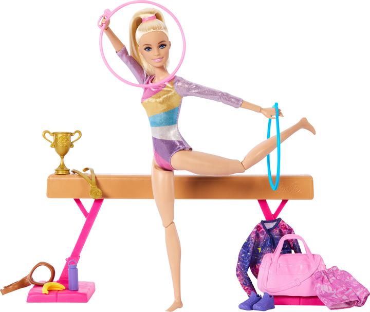 Actual product image Barbie Careers Refresh Gymnastics playset