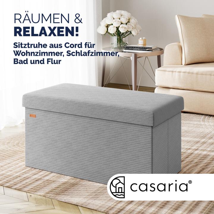 Image du produit Casaria Coffre de siège Cord (76 cm)