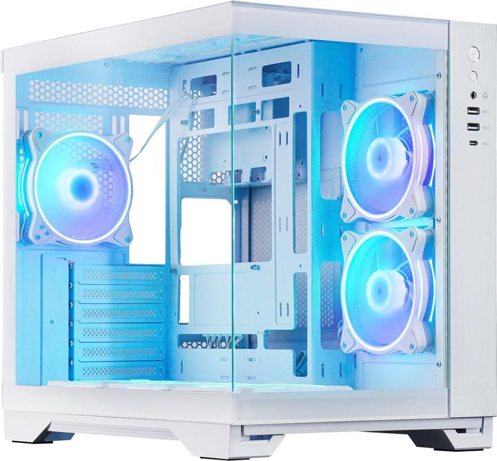Produktbild Chieftec Visio GM-30W-TG-OP (weiss, Tempered Glass x 2) (ATX, mATX, Mini-ITX)