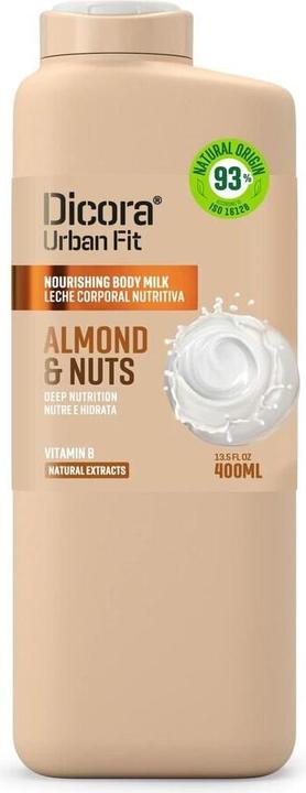 Produktbild Dicora Body Milk With Vitamin B Almonds & Nuts (Body Milk) 400 Ml (Körpermilch, 400 ml)