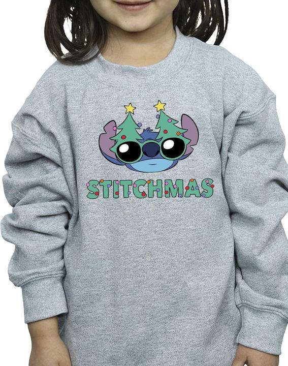 Produktbild Disney Lilo & Stitch Stitchmas Glasses Sweatshirt Mädchen (140, 146)