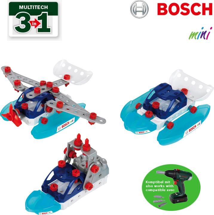 Actual product image Theo Klein Bosch 3 in 1 Konstruktions-Set Watercraft Team