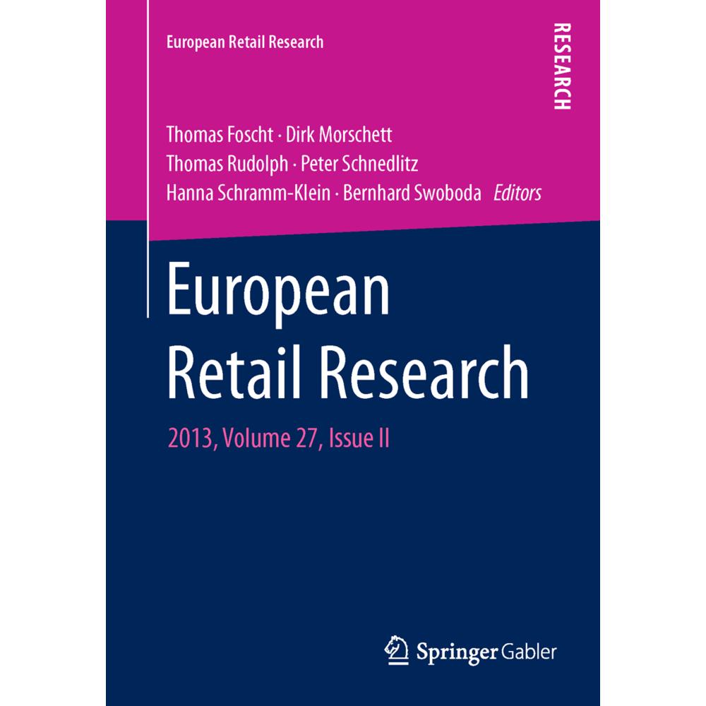 European Retail Research, Fachbücher von Thomas Foscht, Hanna Schramm-Klein, Bernhard Swoboda