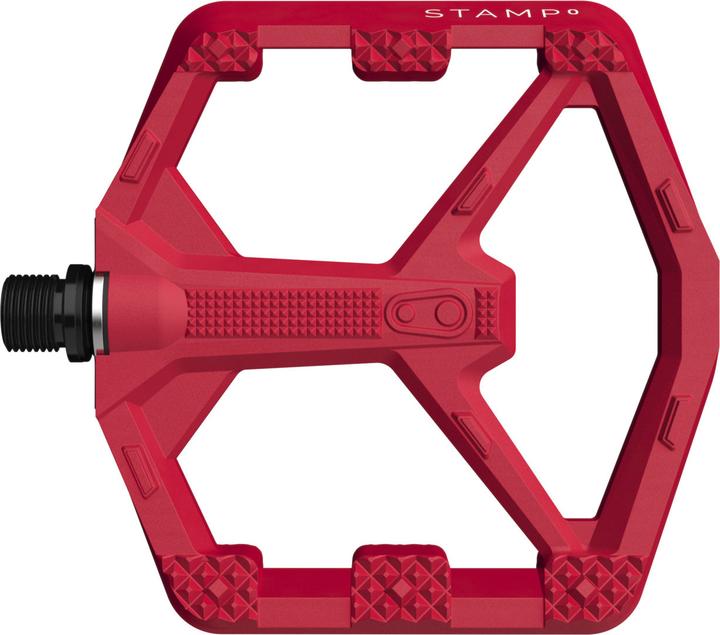 Produktbild Crankbrothers Stamp 0 Large Plattform-Pedal, bright red