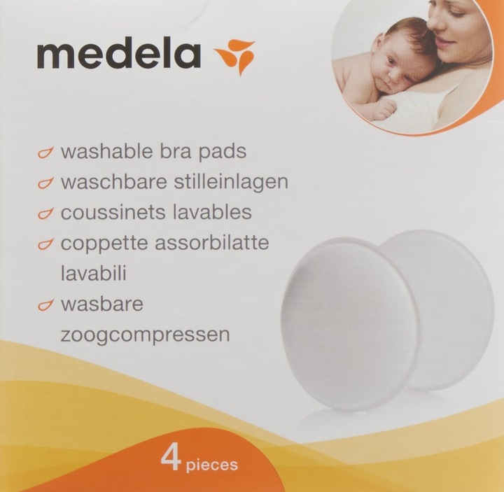 Actual product image Medela Washable nursing pads (4 x)