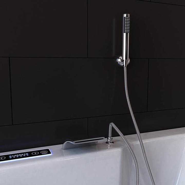 Image du produit Home Deluxe Baignoire à hydromassage avec LED de luminothérapie BLUE DIVE PURE M - 180x90cm (90 cm, 180 cm)