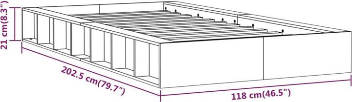 Actual product image vidaXL Kaine (100 x 200 cm)