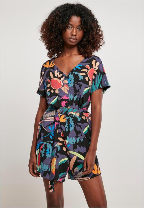 Image du produit Urban Classics Ladies Short Viscose Belt Jumpsuit - 12110 (5XL)