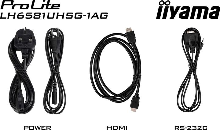 Image du produit iiyama LFD ProLite LH6581UHSG-1AG (3840 x 2160 pixels, 64.50")