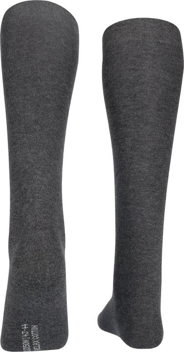 Actual product image Hudson Relax Cotton (3-pack) knee socks, colour 550 grey mel., size 41-42 (Single pack, 41 - 42)