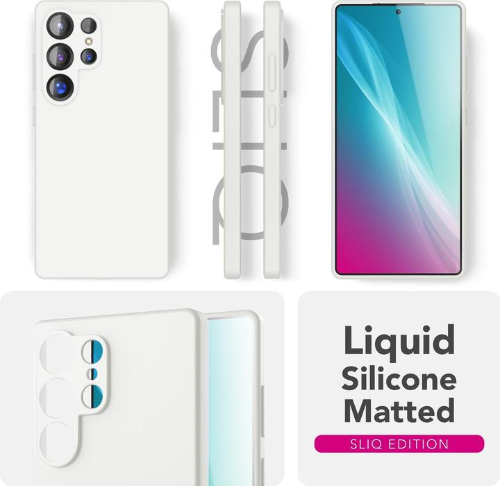 Produktbild Nalia Phoenix - Abwischbare Flüssigsilikon Hülle - Easy Clean Liquid Silicone Cover (Samsung Galaxy S25 Ultra)