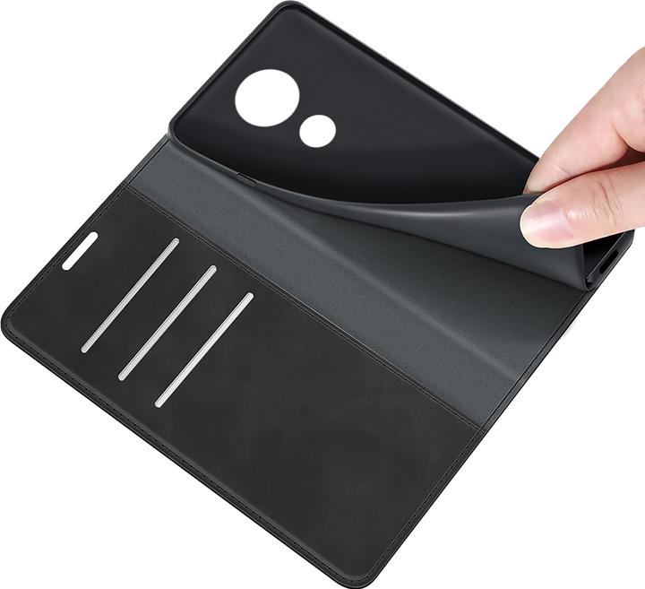 Produktbild Cazy Book Case Kompatibel mit Nokia C21 - Hülle klappbar Magnetisch Kunstleder - (Nokia C21)