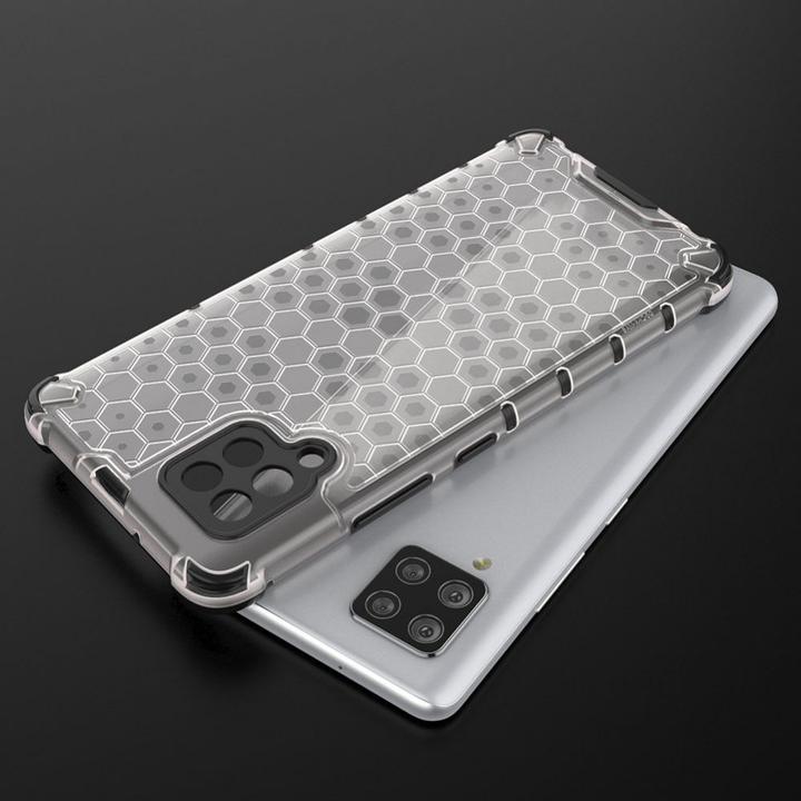 Actual product image Hurtel Honeycomb Case armour cover with TPU Bumper for Samsung Galaxy A42 5G green (Samsung Galaxy A42 5G)