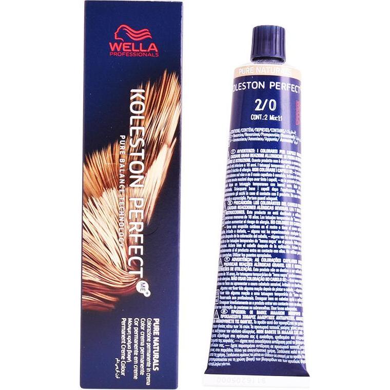 Wella, Haarfarbe, KOLESTON PERFECT ME+ PURE NATURALS 2/0 60 ml (0, 2)