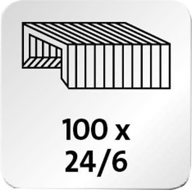 Actual product image Novus Stapler B 6 Type designation of staples: 24/6, 2 Stapling capacity: 30 sheets (80 g/m²) (30 Sheets)