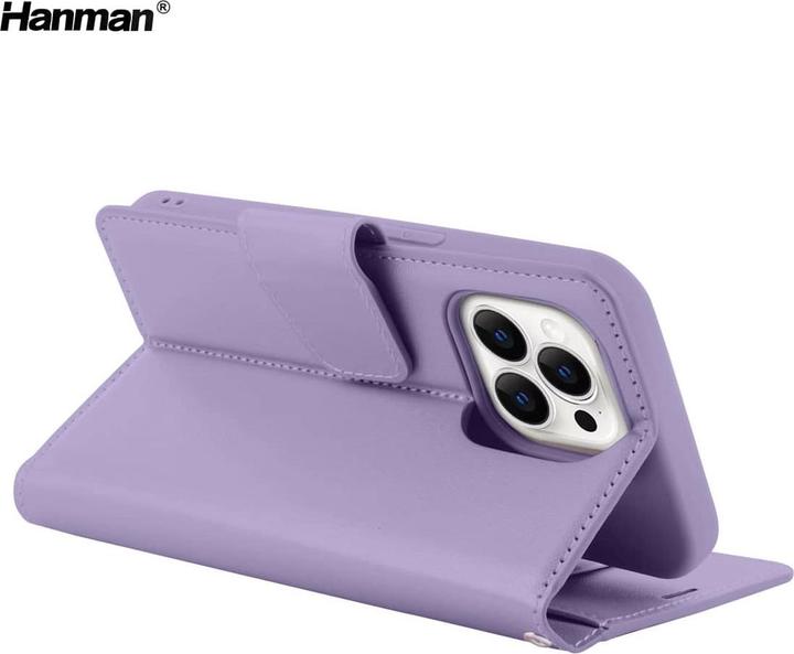 Immagine prodotto Hanman Apple iPhone 17 - Mill Flip Case mit 3 Kartenfächern, Lila (Apple iPhone 17)