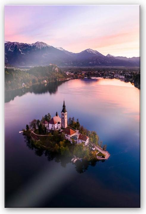 Image du produit Trenddeko Le lac de Bled en Slovénie (100 x 150 cm)