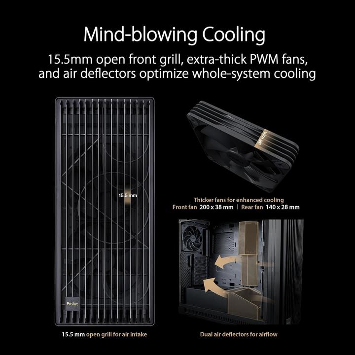 Produktbild ASUS ProArt PA602 (Mini-ITX, mATX, ATX, E-ATX)