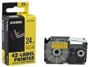 Actual product image Casio XR-24YW1 Self Adhesive Labels (2.40 cm, Yellow)