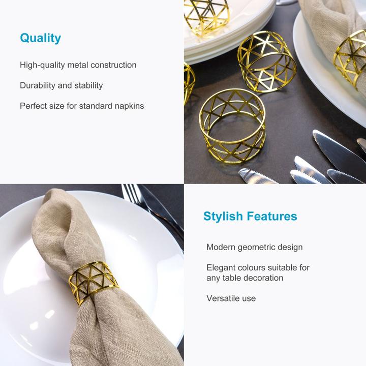 Actual product image Intirilife Napkin ring set (6 pcs.) (6 x)