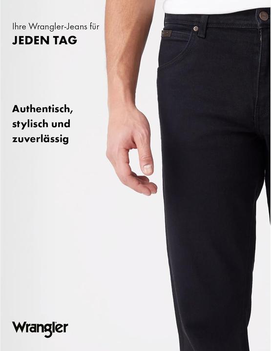 Produktbild Wrangler Texas Stretch Jeans black overdyed (34, 36)
