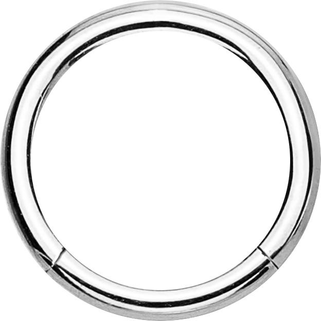 Star Piercing Micro Segmentring klappbar silber (Chirurgenstahl 316L, ohne Messing)
