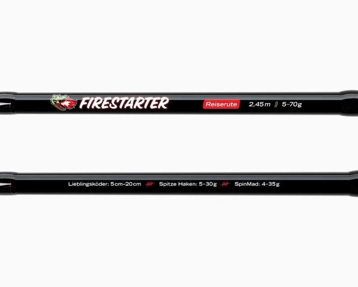Produktbild Lieblingsköder Spinnrute Firestarter Reiserute (Reiserute, 245 cm)