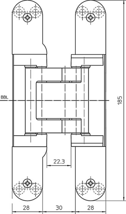 Actual product image Simonswerk Object tapes TECTUS TE 541 3D FVZ