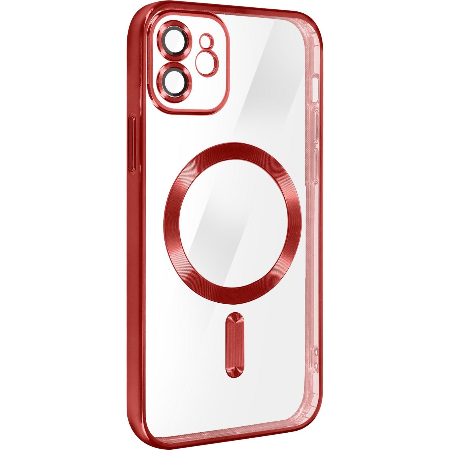 Thumbnail - Avizar Chrom Handyhülle Series (Apple iPhone 12), Smartphone Hülle, Rot