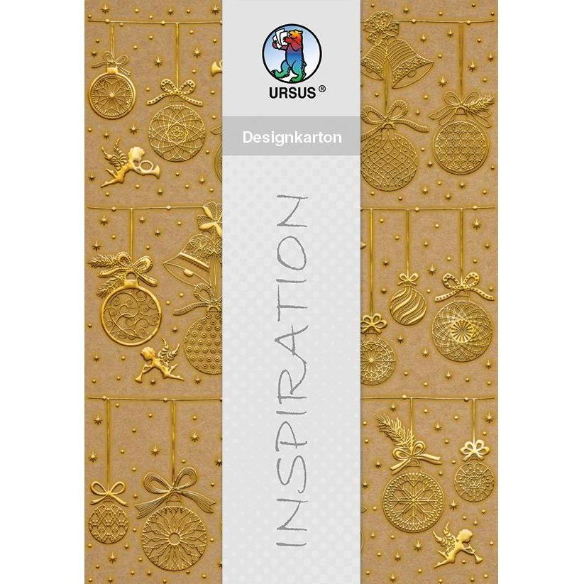 Thumbnail - Ursus Designkarton Weihnachtskugeln A4, 250 g/m², 25 Blatt