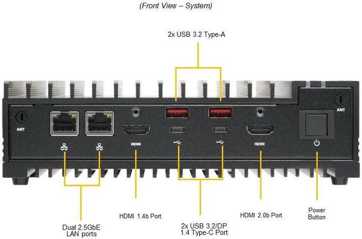 Produktbild Supermicro Barebone SuperServer SYS-E100-13AD-L, Prozessorfamilie