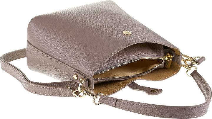 Actual product image Pierre Cardin **Damen Umhängetasche Made In Italy - Modell Valeria Elite - 100% Leder** - 22.0 X 19.5 X 10.5 Cm