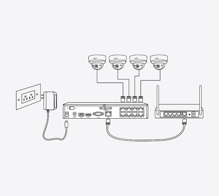 Produktbild Reolink NVS8 (Netzwerk Videorecorder (NVR))