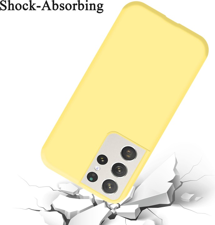 Actual product image Cadorabo TPU Liquid Silicone Case Cover (Samsung Galaxy S21 Ultra)